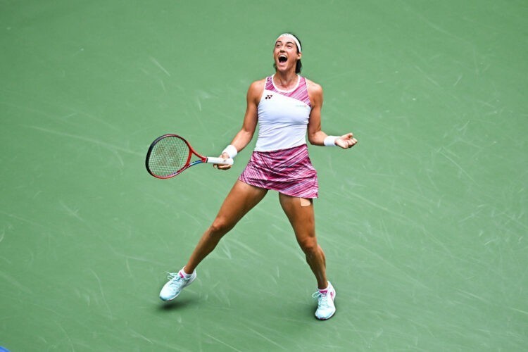 Tennis Us Open Caroline Garcia Qualifi E Les Quarts Women Sports